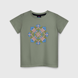 Детская футболка хлопок Кельтский цветок