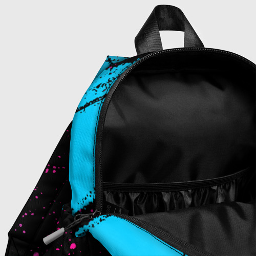 Детский рюкзак 3D с принтом Code Geass - neon gradient: надпись, символ, фото #4