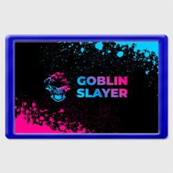 Магнит 45*70 Goblin Slayer - neon gradient: надпись и символ