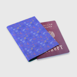 Обложка для паспорта матовая кожа Морской паттерн - фото 2