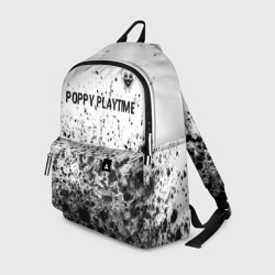 Poppy Playtime glitch на светлом фоне: символ сверху – Рюкзак с принтом купить