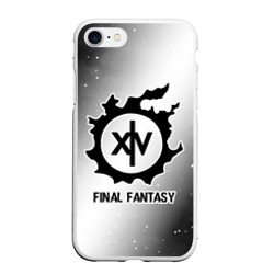 Чехол для iPhone 7/8 матовый Final Fantasy glitch на светлом фоне