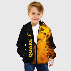 Детская куртка 3D Quake - gold gradient: по-вертикали - фото 2