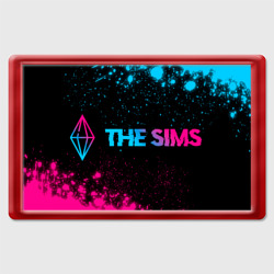 Магнит 45*70 The Sims - neon gradient: надпись и символ