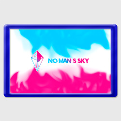 Магнит 45*70 No Man's Sky neon gradient style: надпись и символ