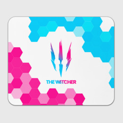 Прямоугольный коврик для мышки The Witcher neon gradient style