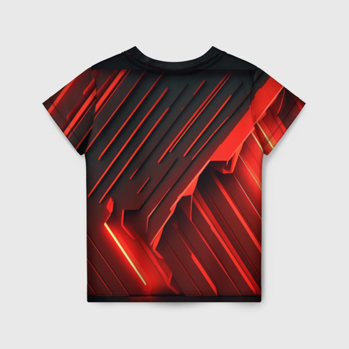 Детская футболка 3D CS GO red neon, цвет 3D печать - фото 2