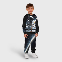 Детский костюм с толстовкой 3D Космонавт и шахматы - фото 2