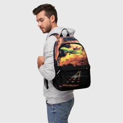 Рюкзак 3D Боинг 737 Суровый закат - фото 2