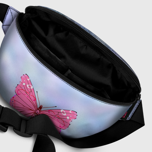 Поясная сумка 3D Розовая бабочка - фото 7