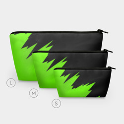 Косметичка 3D Черно-зеленый узор - фото 2