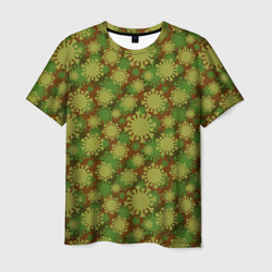 Вирус - камуфляж – Мужская футболка 3D с принтом купить со скидкой в -26%
