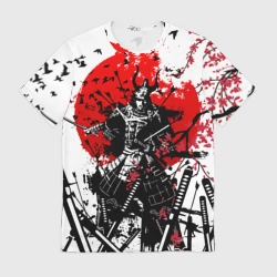 Мужская футболка 3D Bushido warrior