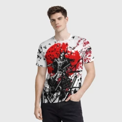Мужская футболка 3D Bushido warrior - фото 2