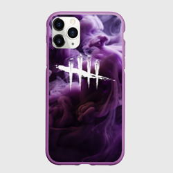 Чехол для iPhone 11 Pro матовый Dead By Daylight Logo Smoke