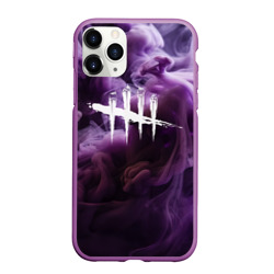 Чехол для iPhone 11 Pro Max матовый Dead By Daylight Logo Smoke