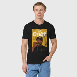 Мужская футболка хлопок Ice Сube - фото 2