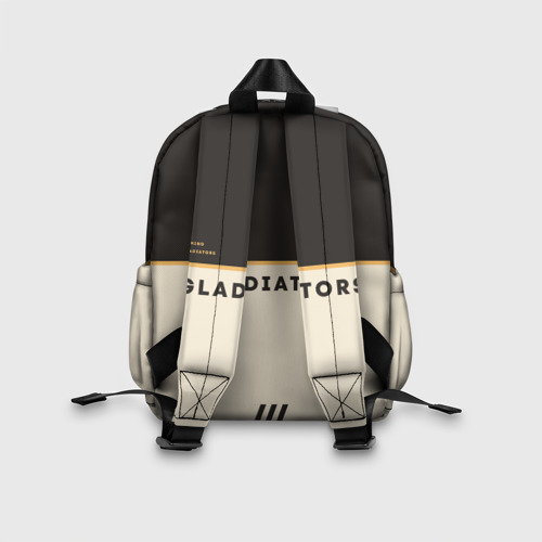 Детский рюкзак 3D с принтом Gaimin Gladiators esports, вид сзади #2