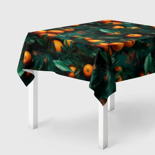 Скатерть 3D Яркие апельсины
