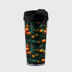 Термокружка-непроливайка Яркие апельсины