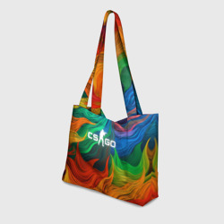 Пляжная сумка 3D Cs Go Logo Color - фото 2