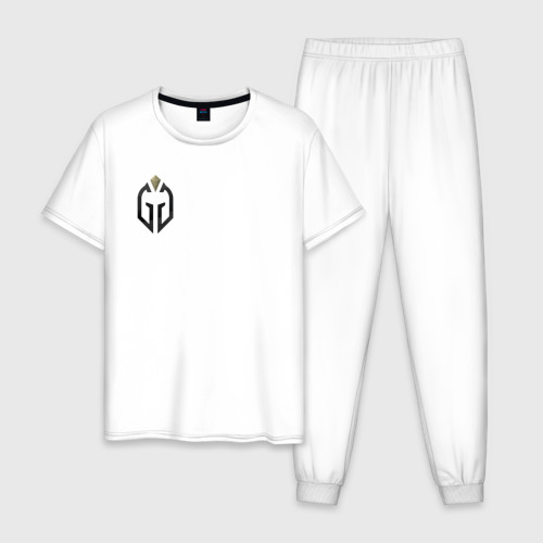 Мужская пижама хлопок Gaimin Gladiators в кармане, цвет белый
