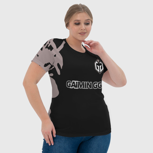 Женская футболка 3D с принтом Gaimin Gladiators Splash, фото #4