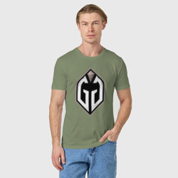 Мужская футболка хлопок Gaimin Gladiators logo - фото 2