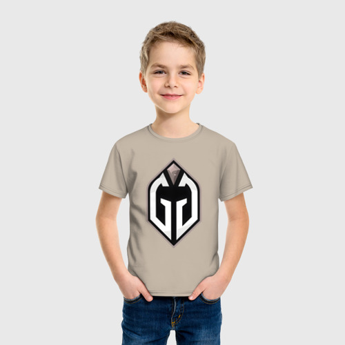 Детская футболка хлопок Gaimin Gladiators logo, цвет миндальный - фото 3