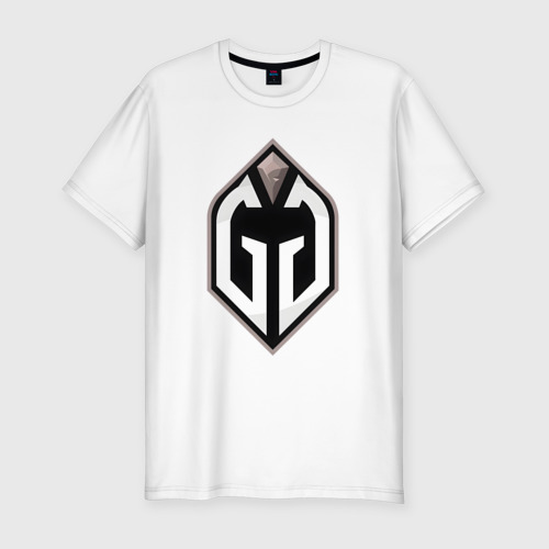 Мужская футболка хлопок Slim Gaimin Gladiators logo, цвет белый