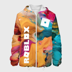 Мужская куртка 3D Roblox Logo Color