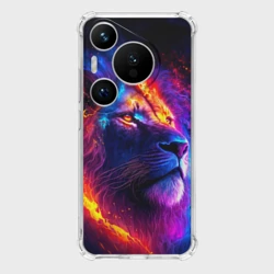 Чехол для Huawei Pura 70 Pro Космический галактический лев