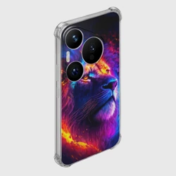 Чехол для Huawei Pura 70 Pro Космический галактический лев - фото 2