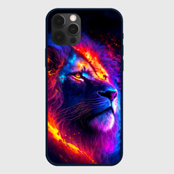 Чехол для iPhone 12 Pro Max Космический галактический лев
