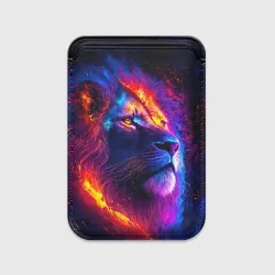 Картхолдер Magsafe магнитный Космический галактический лев