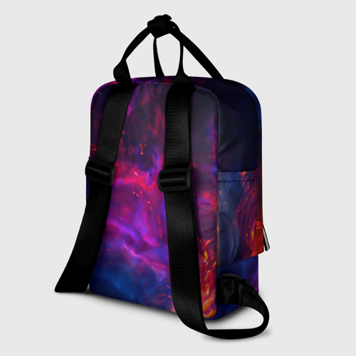 Женский рюкзак 3D Космический галактический лев - фото 5