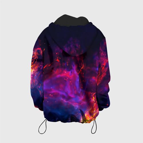 Детская куртка 3D Космический галактический лев, цвет черный - фото 2