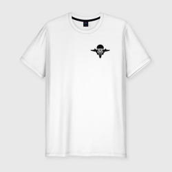 Мужская футболка хлопок Slim ВДВ символ логотип