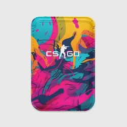 Картхолдер Magsafe магнитный Counter Strike Go Logo Color