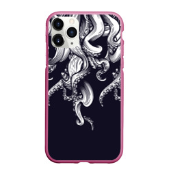 Чехол для iPhone 11 Pro матовый Щупальца - осьминог