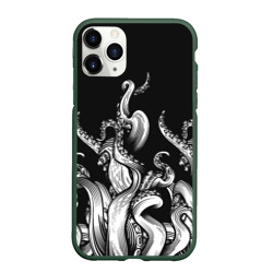 Чехол для iPhone 11 Pro матовый Octopus tentacles