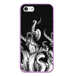 Чехол для iPhone 5/5S матовый Octopus tentacles