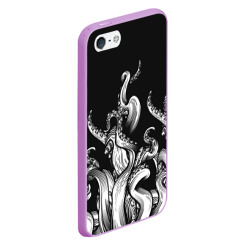 Чехол для iPhone 5/5S матовый Octopus tentacles - фото 2