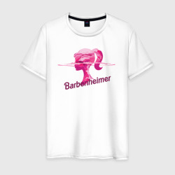 Мужская футболка хлопок Barbenheimer мем
