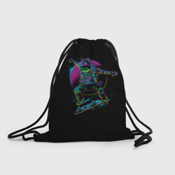 Рюкзак-мешок 3D Космический панк скейтер