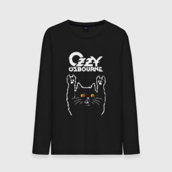 Мужской лонгслив хлопок Ozzy Osbourne rock cat