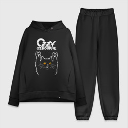 Женский костюм хлопок Oversize Ozzy Osbourne rock cat