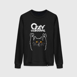 Женский свитшот хлопок Ozzy Osbourne rock cat