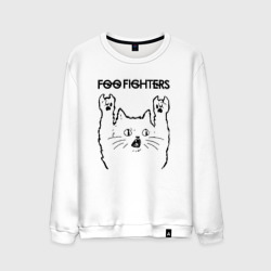 Мужской свитшот хлопок Foo Fighters - rock cat
