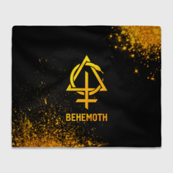 Плед 3D Behemoth - gold gradient